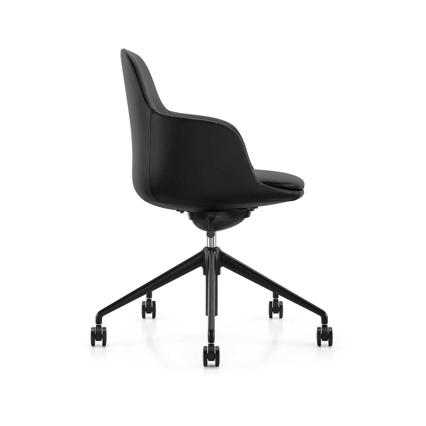 FLUME black short task or meeting chair