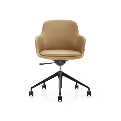 FLUME caramel short task or meeting chair
