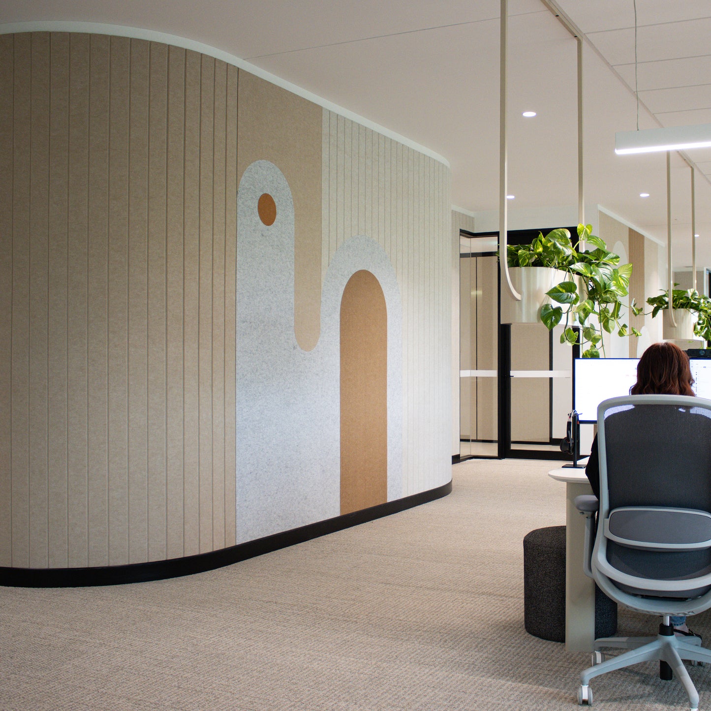 Acoustic wall panelling