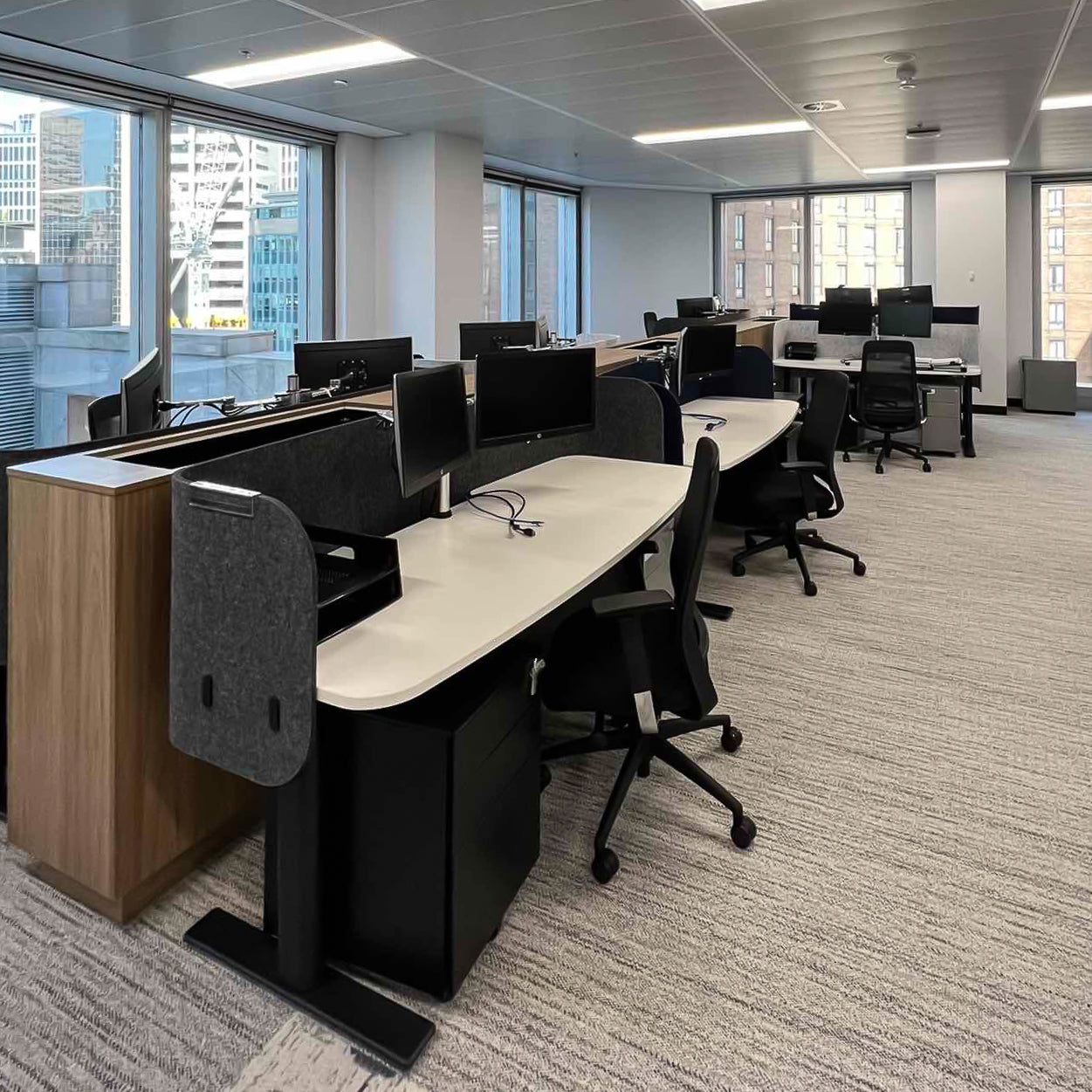 Acoustic Desk and Workstations Partitions
