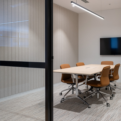 Acoustic wall panelling